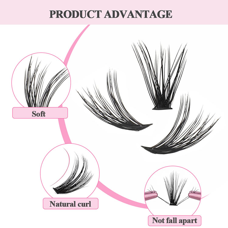 Mink Fluffy Lash Clusters